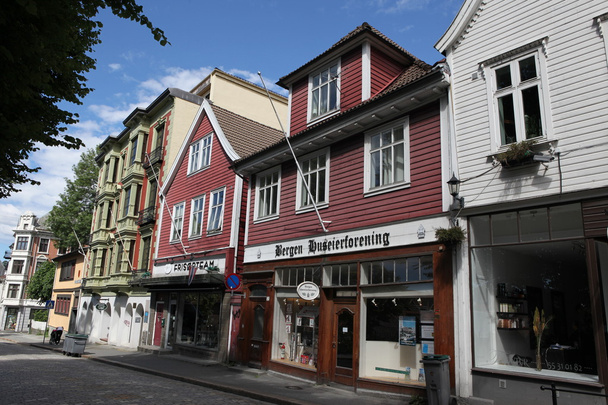 architecture of Bergen, Norway - Foto, Bild