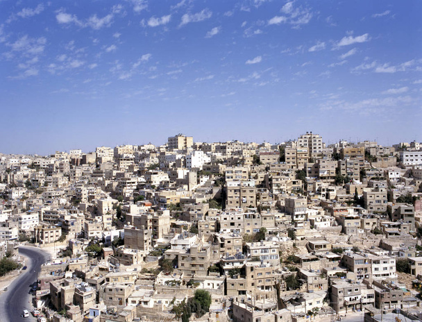 Birdview of Amman the capital of Jordan in the Middle East - Photo, Image