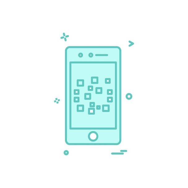 Smart phone icon design vector illustration  - Вектор, зображення