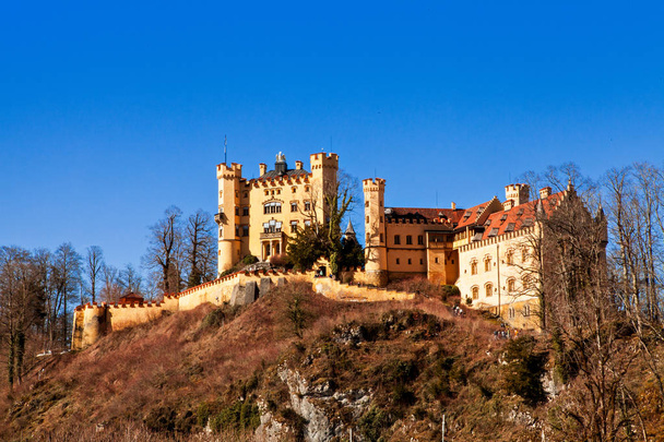 Célèbre château de Neuschwanstein dans les Alpes bavaroises d'Allemagne
. - Photo, image