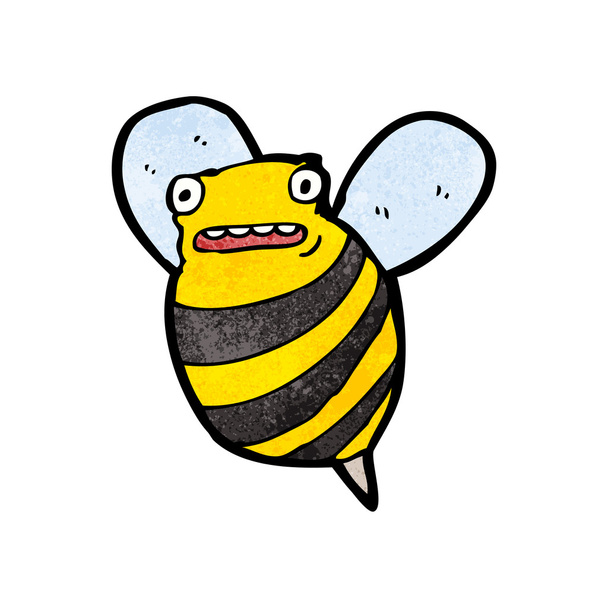 Funny bee cartoon (raster version) - Vector, Image