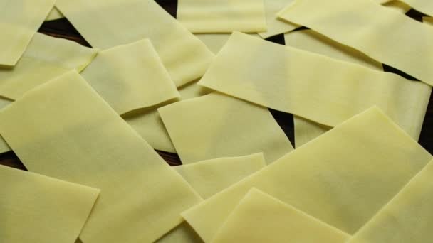 Teigblätter für Lasagne - Filmmaterial, Video