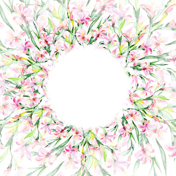 Akvarell színes csokor alstroemeria virág. Virágos botanikai virág. Varratmentes háttérben minta. Szövet nyomtatási textúrát. Az Aquarelle vadvirág háttér, a textúra, a keret. - Fotó, kép