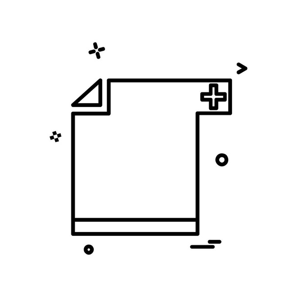 File icon design vector  - Vector, Image