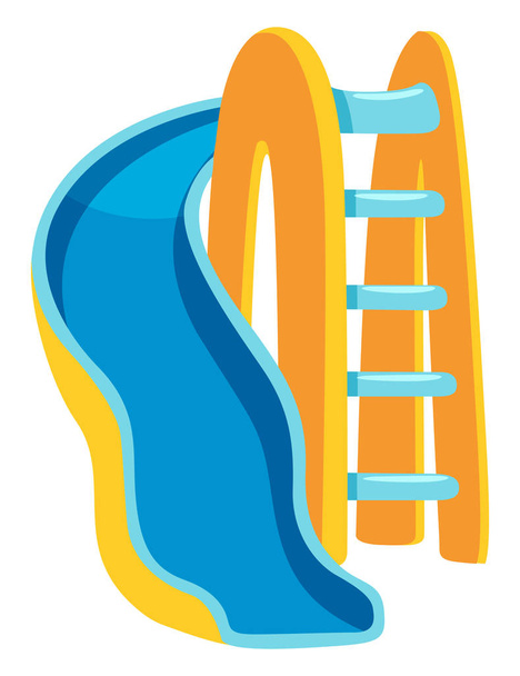 Illustration diapositive bleue et jaune
 - Vecteur, image