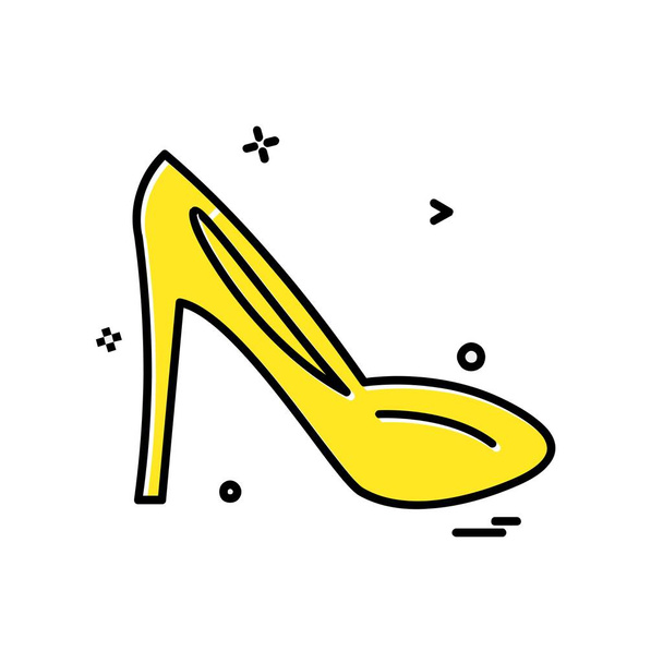 Sandal icon design vector - Vecteur, image