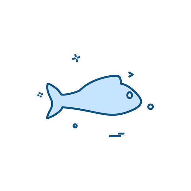 Fish icon design vector  - ベクター画像