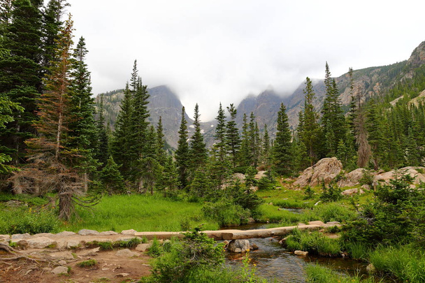 Tyndall Creek in the Rocky Mountain National Park, Colorado, USA
. - Фото, изображение