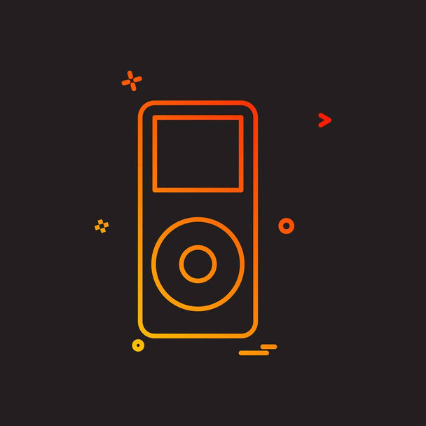 Speaker icon design, colorful vector illustration  - Vector, Image