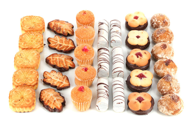 γλυκά μπισκότα που απομονώνονται σε Γουίτ - Φωτογραφία, εικόνα