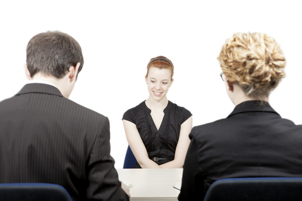 Personnel officers interviewing a candidate - Photo, Image