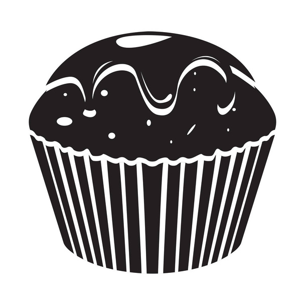 Isolated cupcake icon - Вектор,изображение