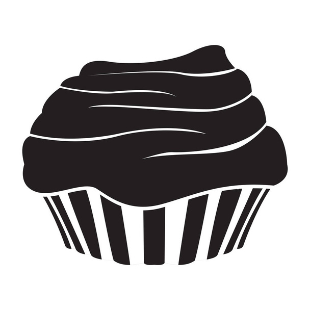 Isolated cupcake icon - Вектор,изображение