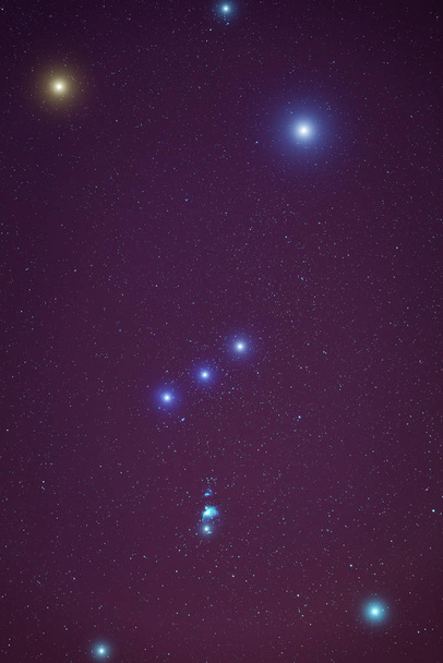 Melkweg sterren gefotografeerd worden met groothoek lens - Foto, afbeelding
