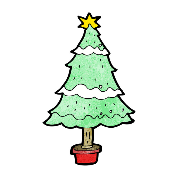groene kerstboom - Vector, afbeelding
