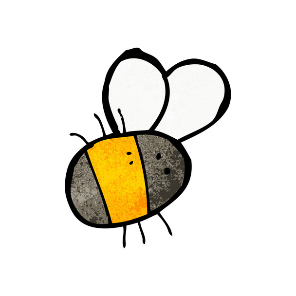 Fliegende Biene - Vektor, Bild