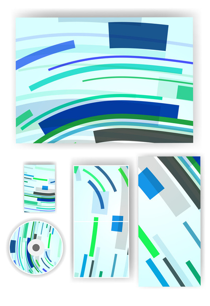 Stationery set for your design - Vector, Image