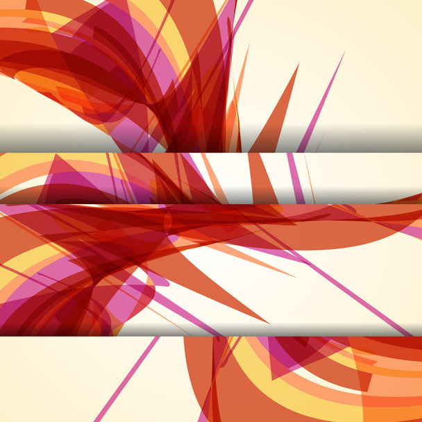 Abstract banner for your design - Vecteur, image