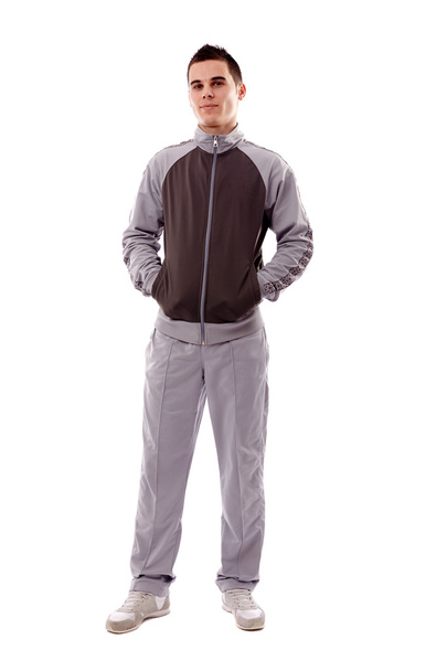 Young man in track-suit and sneakers - Photo, image