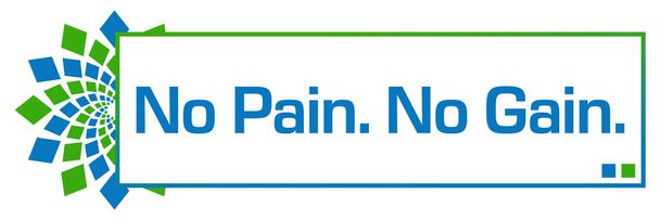Χωρίς κανένα κέρδος κείμενο γραμμένο πάνω από πράσινο γαλάζιο φόντο του πόνου. - Φωτογραφία, εικόνα