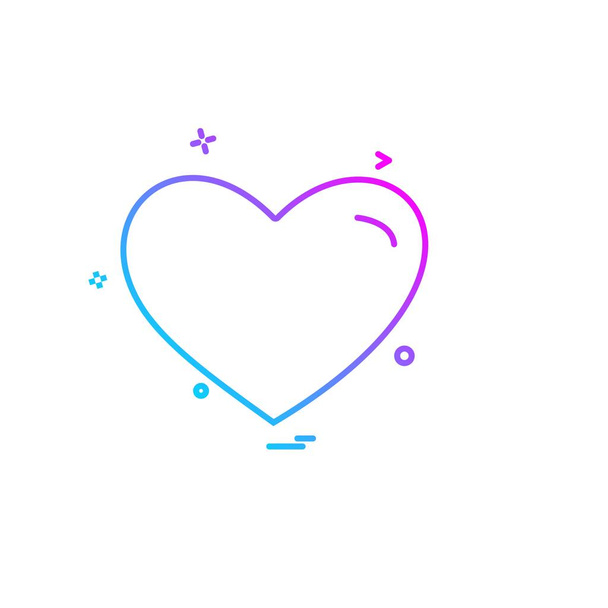 Love icon design vector  - Vetor, Imagem