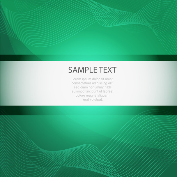 Abstract vector green background - Vettoriali, immagini