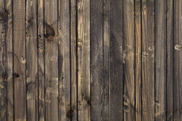 Old brown wood background, rustic wooden surface with copy space - Photo, Image