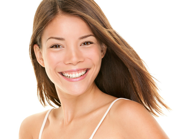 naturalny uśmiech - kobieta - Zdjęcie, obraz