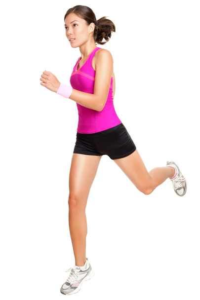 Correr mujer fitness aislado
 - Foto, Imagen