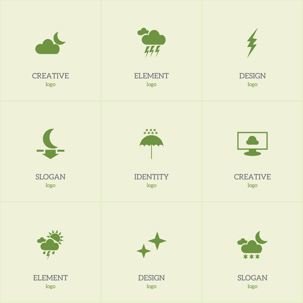 Készlet 9 szerkeszthető levegő ikonok. Magában foglalja a szimbólumok, mint a Hold le a jelenlegi sokk, a villám, és több. Lehet használni a web, mobil, Ui és infographic design. - Fotó, kép