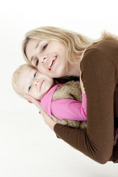 портрет матері зі своєю маленькою донькою
 - Фото, зображення