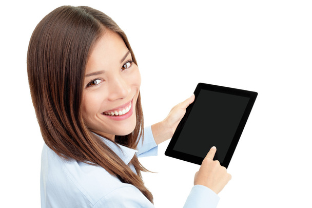 Tablet computer woman - Photo, Image
