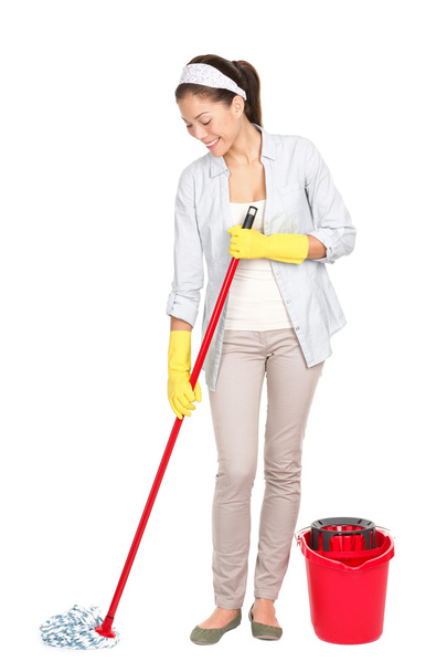 Primavera mulher de limpeza
 - Foto, Imagem