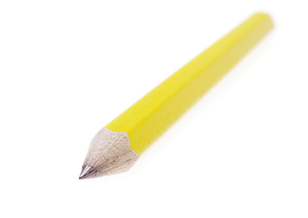 Ołówek izolowany na białym tle - Zdjęcie, obraz