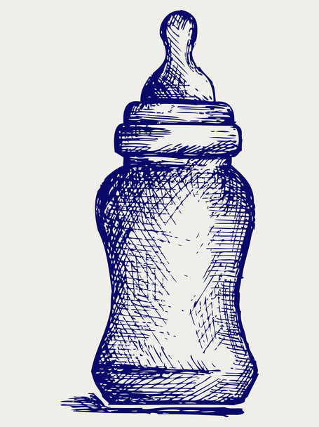 Baby bottle - Vector, Imagen