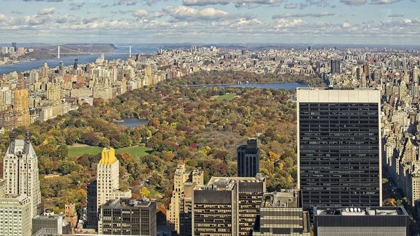 Central Park felülnézet, New York - Fotó, kép