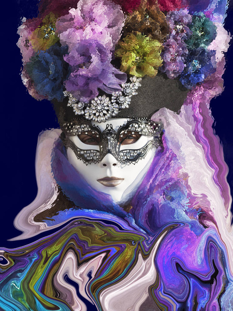  Carnival masks of Venice - Φωτογραφία, εικόνα