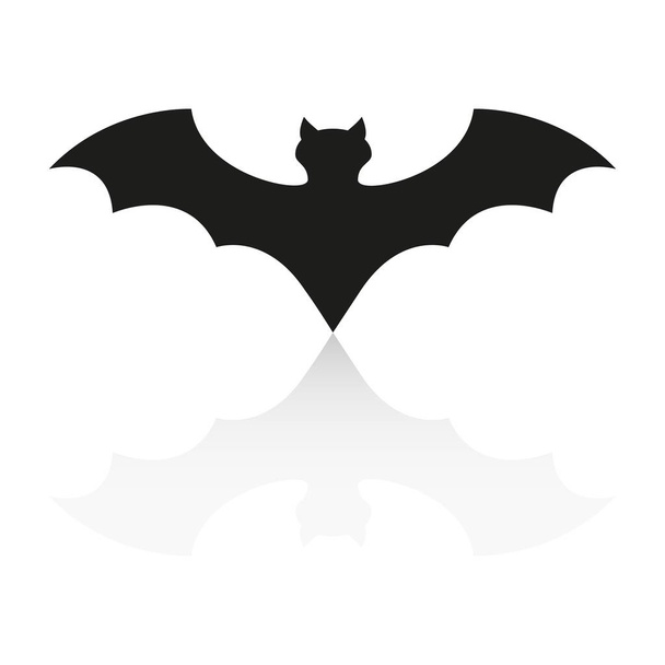 murciélago de icono el infierno mal reflejo
 - Vector, imagen