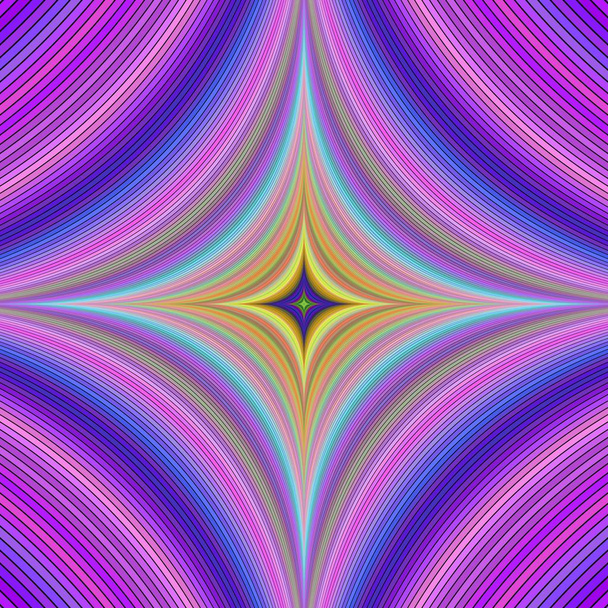 Kleurrijke abstracte computer gegenereerde fractal achtergrond kunst - Vector, afbeelding