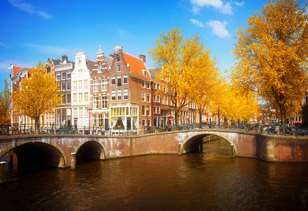 Pontes de anel de canal, Amsterdã
 - Foto, Imagem