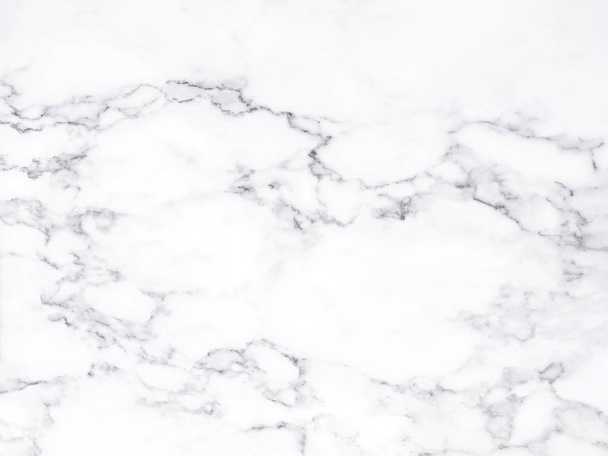 White marble texture with natural pattern for background or design art work. - Photo, Image