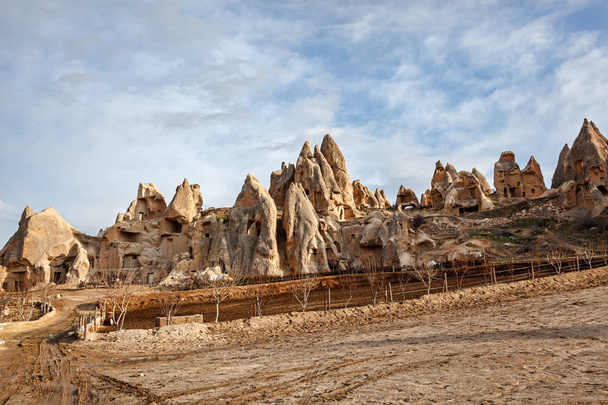 beautiful Cappadocia landscape with rocks  - Photo, image