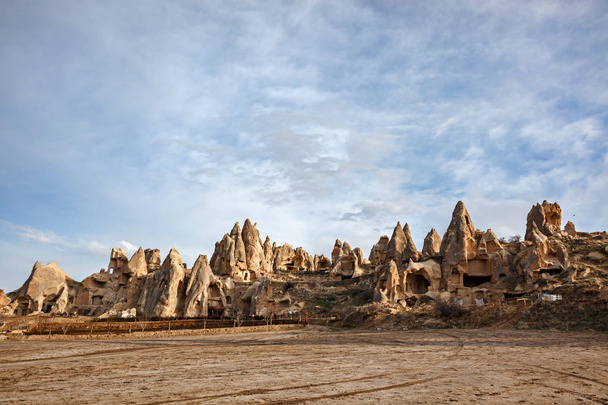 beautiful Cappadocia landscape with rocks  - Photo, image