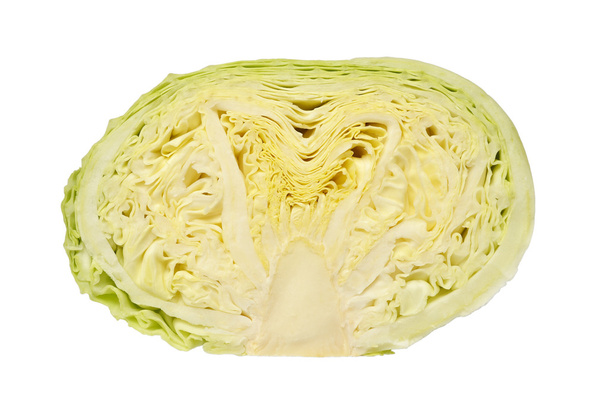cross section of raw cabbage - Photo, Image