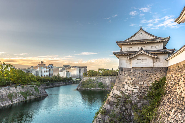 Oblast kolem hradu Osaka, Osaka, Japonsko - Fotografie, Obrázek