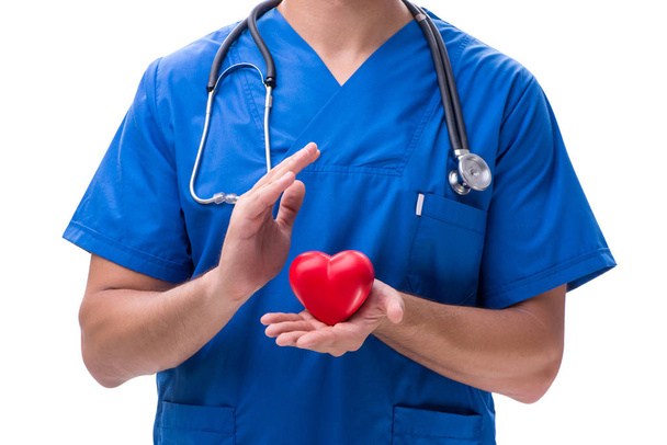 Mladý lékař v konceptu péče o srdce - Fotografie, Obrázek