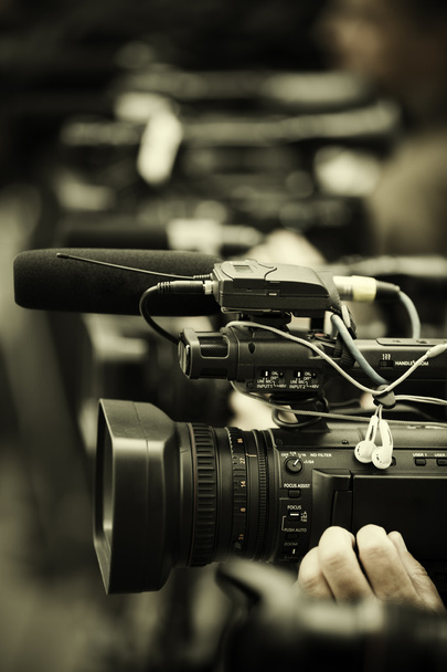 news shooting - Photo, Image