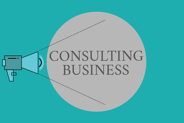 Conceptuele handschrift toont Consulting Business. Business foto tekst Consultancy Firm Experts geven professioneel advies - Foto, afbeelding