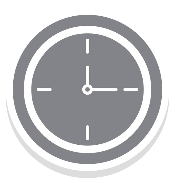 horloge murale icône vectorielle  - Vecteur, image
