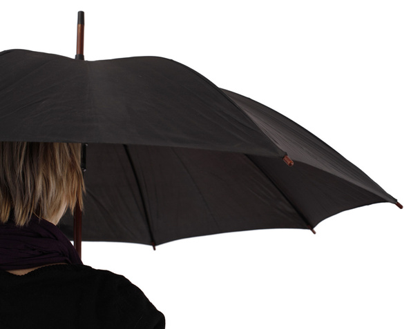 Woman with umbrella - Fotó, kép